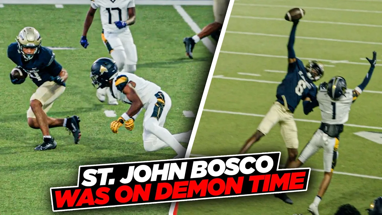 The #3 Team In The Country St John Bosco Takes On Eastwood Texas!