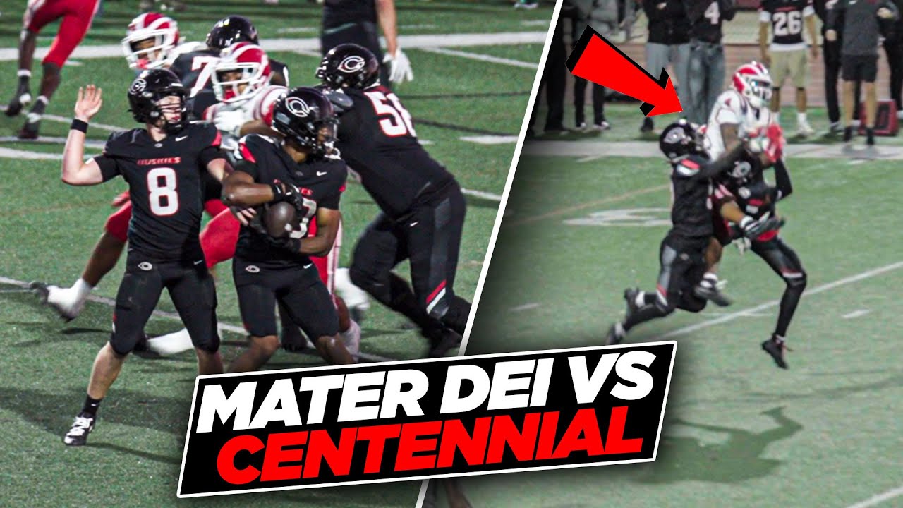 #1 Mater Dei STUNNED by #23 Corona Centennial in EPIC Upset!