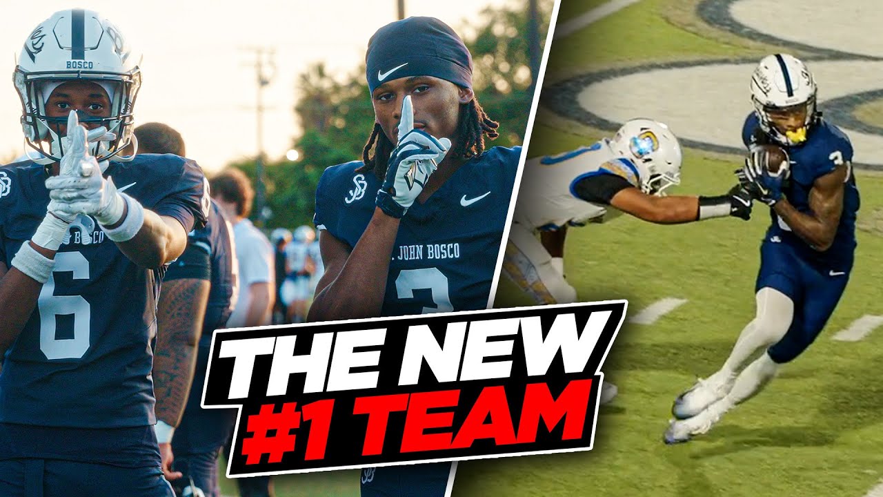 AND THE NEW!! #1 St John Bosco Vs San Mateo Serra