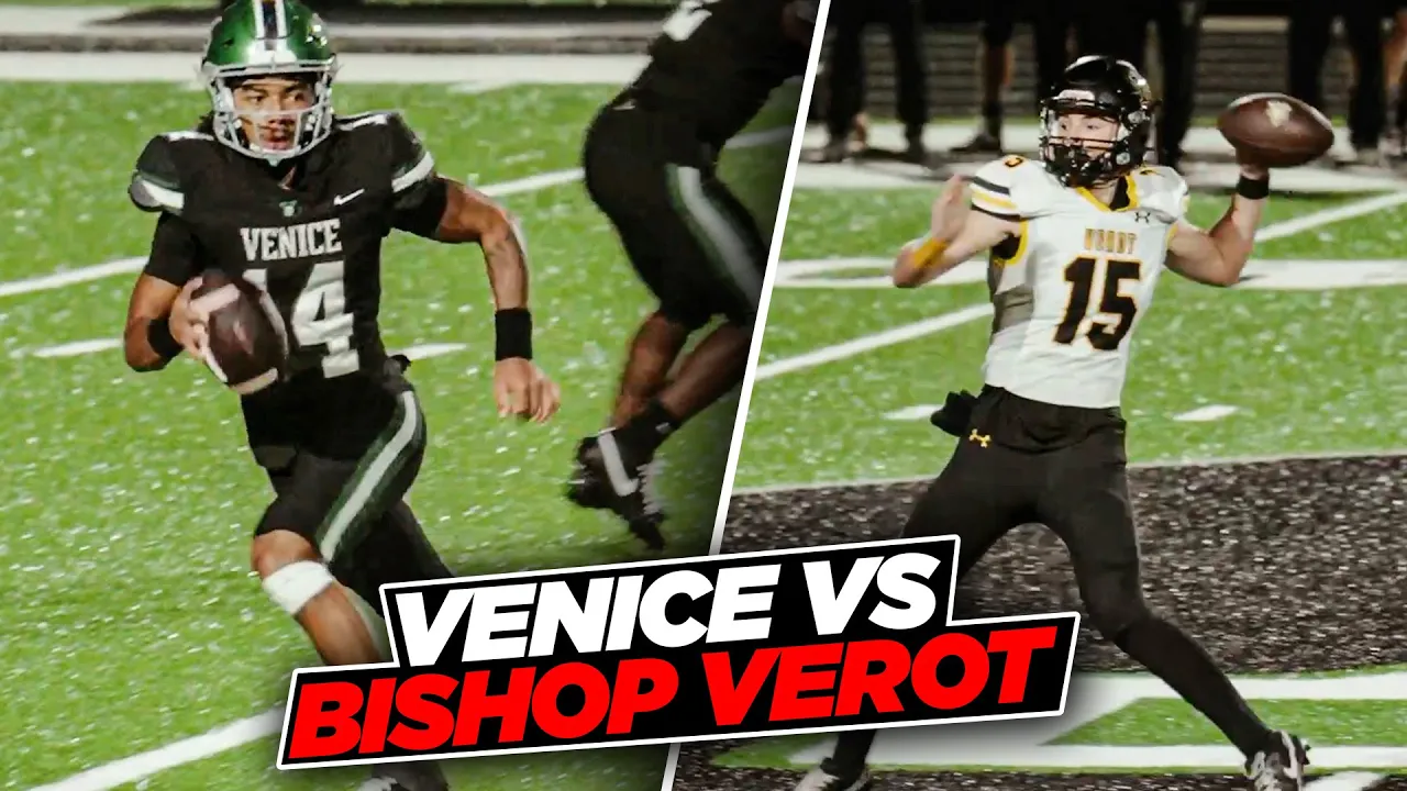 Venice vs Bishop Verot (FL); Tyree Mannings and Sean Long Light Up the Field