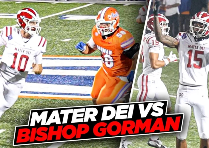 mater dei vs bishop gorman 9-19-2025