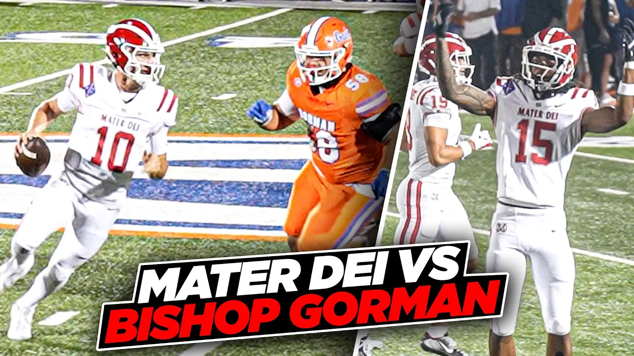 National No. 8 Mater Dei vs No. 2 Bishop Gorman in a NAIL BITTER Matchup