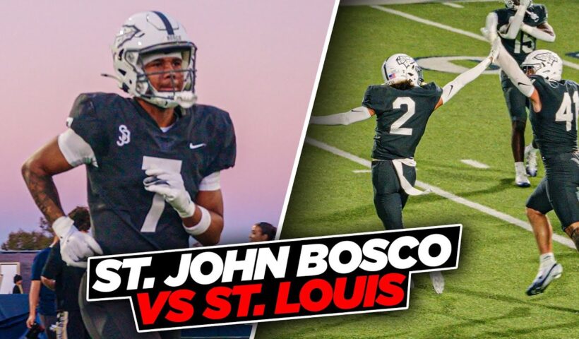 st john bosco vs st louis 9-19-2025