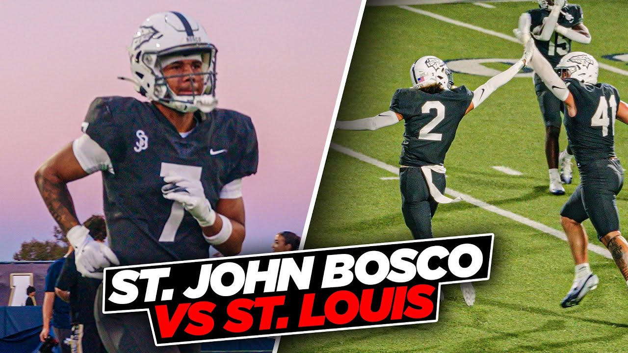 St. John Bosco DOMINATES St. Louis in Cali vs Hawaii Showdown!