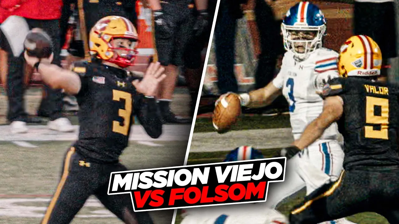 Ohio State Commit Luke Fahey DOMINATES with 5 TDs in Mission Viejo’s 53-14 Blowout vs Folsom!