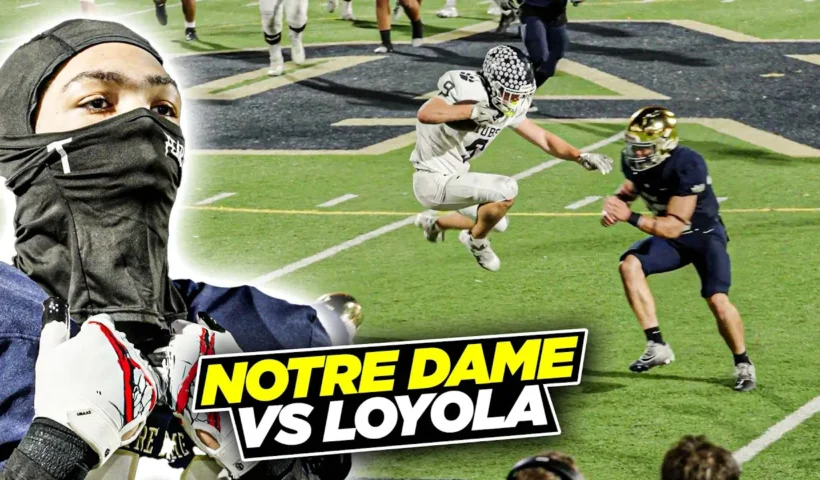 notre dame vs loyola 10-3-2025