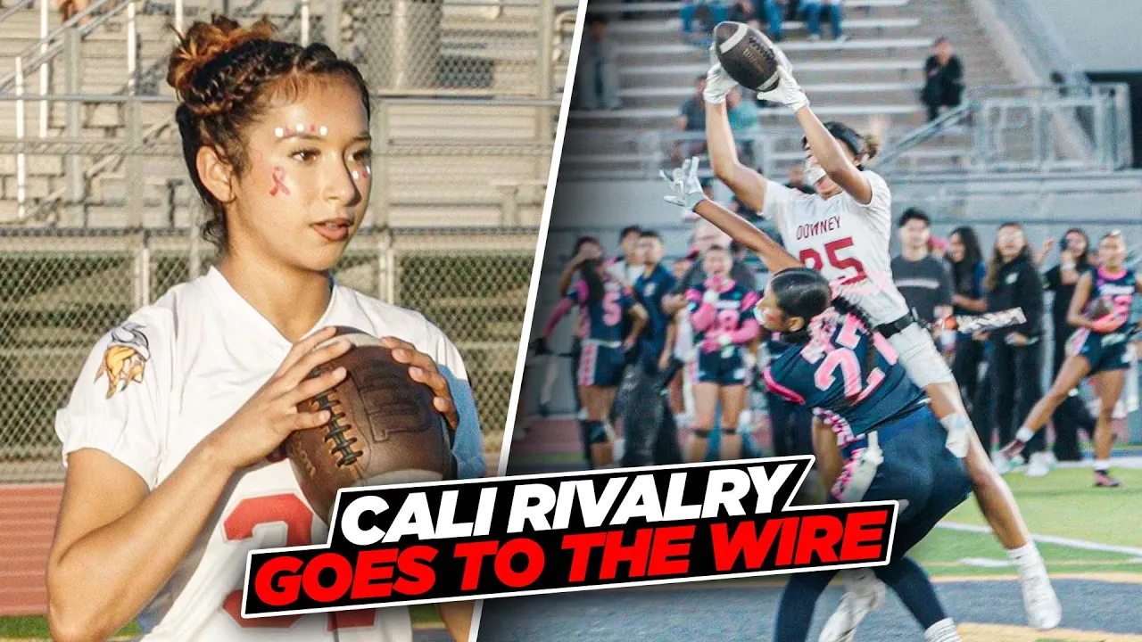 Downey vs Warren Girls Rivalry Game Got CHIPPY! | NAIL BITTER ENDING