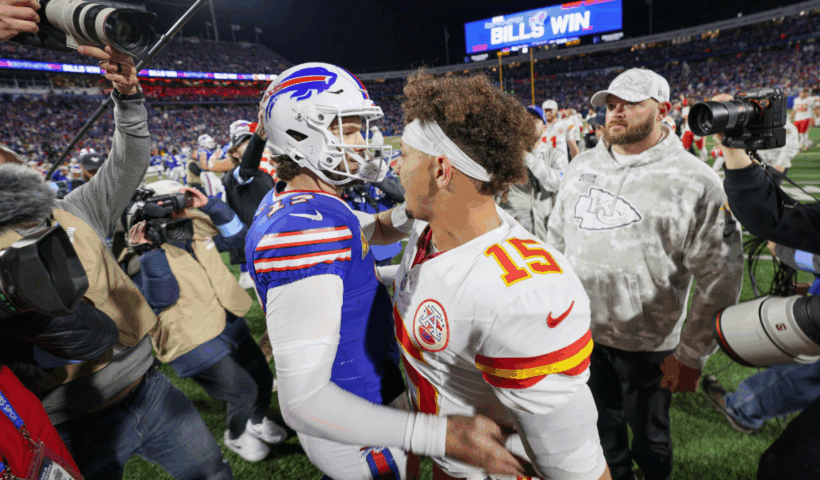 Patrick Mahomes Kansas City Chiefs and Josh Allen Buffalo Bills