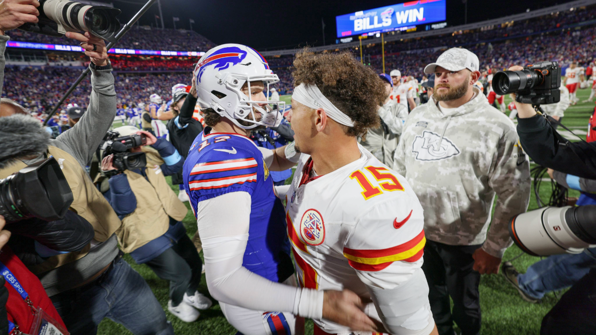 Patrick Mahomes Kansas City Chiefs and Josh Allen Buffalo Bills