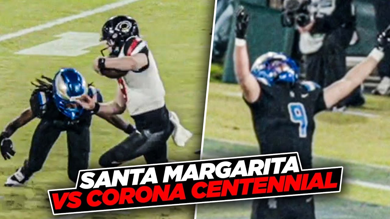 Corona Centennial vs Santa Margarita D1 Championship! | Trent Mosley produces 292-Yard MASTERCLASS!