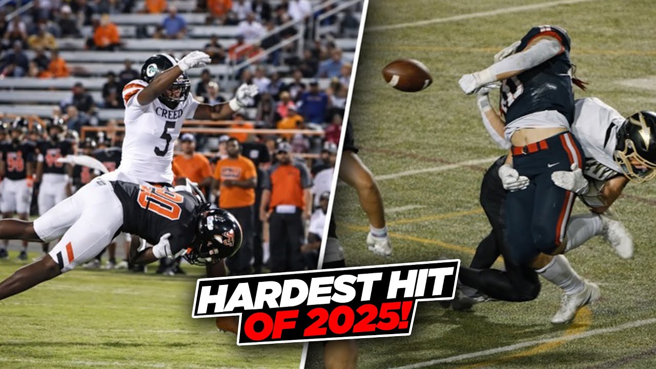 The Most BRUTAL Hits of The 2025 High School Football Season Will Have You SHOOK!