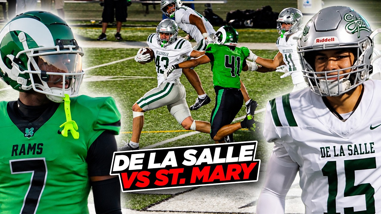 De La Salle DOMINATES St. Mary’s! Duece Jones-Drew Goes Nuts!