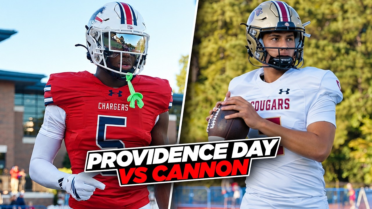 Gavin Bronikowski TORCHES Cannon for 287 Yards! Providence Day Takes Over Cannon